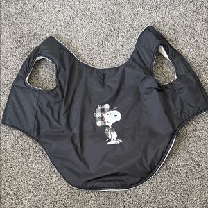 Peanuts Reversible Black and White Plaid Dog Vest